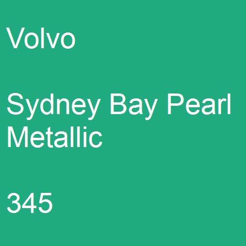 Volvo, Sydney Bay Pearl Metallic, 345.